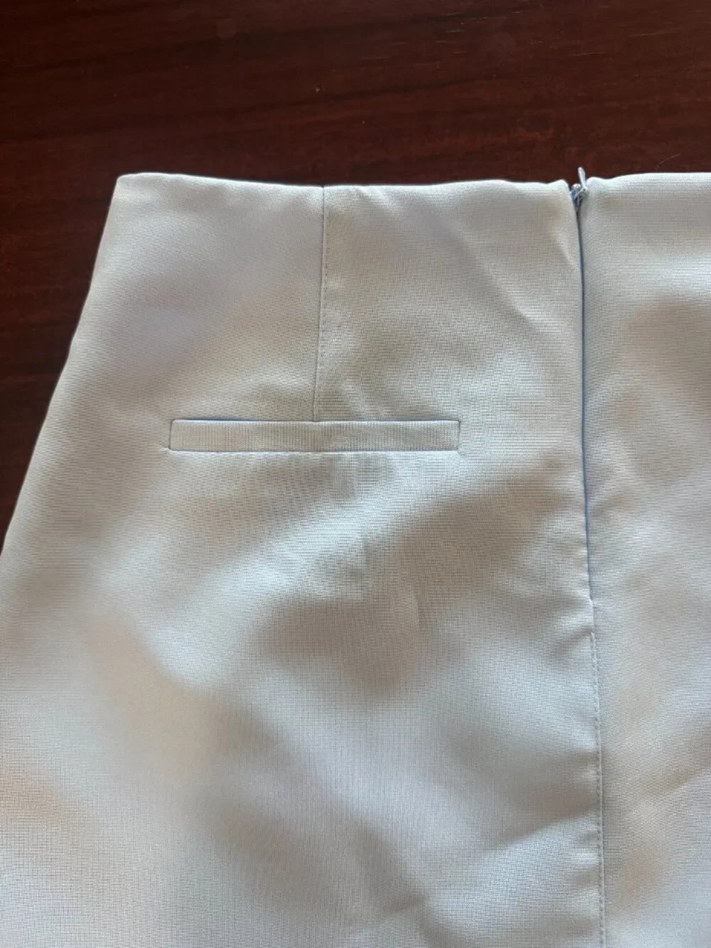 Miss Selfridge Baby Blue A-Line Mini Skirt Size 8